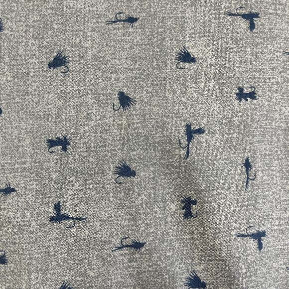 Eddie Bauer Button‎ Front Shirt Mens Tall XL Classic Fit Fishing Flies Outdoor - Picture 11 of 11